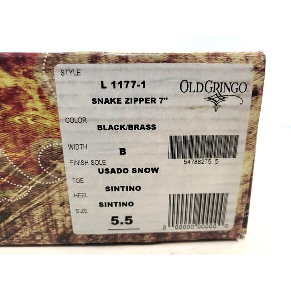 OLD GRINGO Snake Studded Zipper Boot - Picture 12 of 13